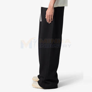 Pantalons de survêtement pour hommes en molleton de coton, personnalisables avec votre logo, prix de gros - Product Image 2
