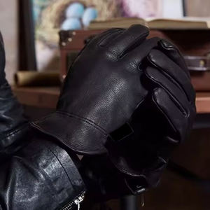 Guantes de Motocicleta de Cuero Suave y Duradero, Antideslizantes, Ecológicos, con Pantalla Táctil, para Ciclismo y Pesca - Product Image 5