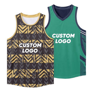 Camiseta de Baloncesto Personalizada Profesional para Adultos, Talla Grande, Malla Transpirable Sólida, 100% Poliéster, Secado Rápido, Antibacteriana - Product Image 1