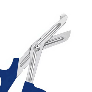 Ciseaux de traumatologie pour infirmières, premiers secours, 5,5 pouces, bleu marine, acier inoxydable allemand, pour bandages d'urgence médicale, utilitaire, pour EMT et paramédicaux - Product Image 4