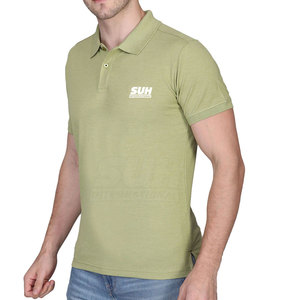 Nouvelles chemises pour hommes à manches courtes respirantes et unies, vente en gros, 100% coton, haute qualité - Product Image 5