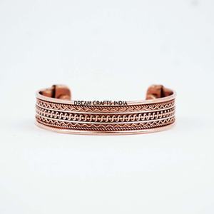 Pulsera de cobre de gran tamaño para artritis, brazalete de alta calidad para aliviar el dolor, joyería de Metal Unisex para venta al por mayor - Product Image 5