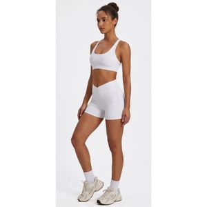 Women High Waist Seamless Spandex Sport <b>Leggings</b> <b>White</b> Knitted Stretch Breathable Quick Dry All Seasons Workout Wear - Product Image 3