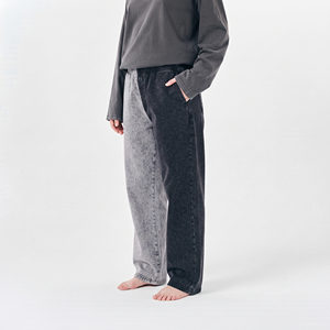 Joggers surdimensionnés décontractés pour femme, bicolores, effet délavé, coupe ample, style streetwear - Product Image 6