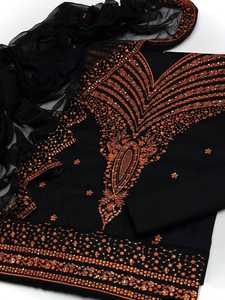 ชุดผ้าฝ้ายลายสวยสำหรับวันอีด คอลเลคชั่นล่าสุดปี 2026 พร้อมงานปักและงานประดับเลื่อม ผ้าชีฟองปักลายสวยงาม - Product Image 5