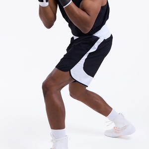 Wholesale Boxing <b>Shorts</b> Elastic Waist Sporty Solid Silver Color Breathable Martial Arts Wear <b>for</b> <b>Men</b> - Product Image 3