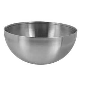 Bols de service de luxe en acier inoxydable brossé, dorés et argentés, bassines à salade en métal, vaisselle isolée à double paroi pour usage hôtelier - Product Image 1