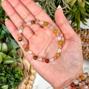 ลูกปัดมุกไคต์ธรรมชาติทรงกลม ขนาด 6 มม. สำหรับทำเครื่องประดับ DIY สร้อยข้อมือ สร้อยคอ อุปกรณ์งานฝีมือ - Product Image 6