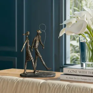 Sculpture en pierre moderne de luxe faite à la main, écologique, 3 pièces, décoration paysagère pour la maison, design d'intérieur tendance mondial par un grand grossiste - Product Image 2