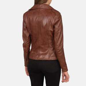 Made In Best Material Women Crop Fashion Leather Jackets Fashionable Winter Wear Women Crop Fashion Leather Jackets - Product Image 2