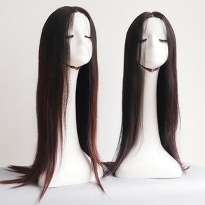 วิกผมยาวตรง360ผมมนุษย์ยาววิกผมลูกไม้เต็มศีรษะสำหรับต่อผมผู้หญิงสีดำ - Product Image 5