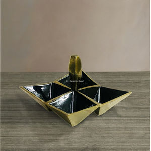 Four-Section Aluminium Nuts Serving Bowl for Dry Fruits Hot Sale Catering Tabletop <b>Ramadan</b> Decoration <b>Chocolate</b> Candy Bowls - Product Image 1