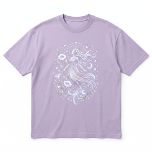 เสื้อยืดลายพายุไฟฟ้า |   เสื้อยืดผ้าฝ้ายหนา 240 GSM สีเทาชาร์โคลเข้ม พร้อมลาย Lightning Charging Ox - Product Image 4