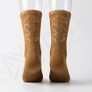 Crew <b>Socks</b> Solid Color Knitted Cotton Breathable Casual Daily Wear Adult Spring Standard Thickness - Product Image 2