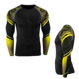 Compression Shirt Kids Men <b>Sun</b> Screen <b>Protection</b> <b>Clothing</b> Custom Logo Printed Women Rash Guard - Product Image 2