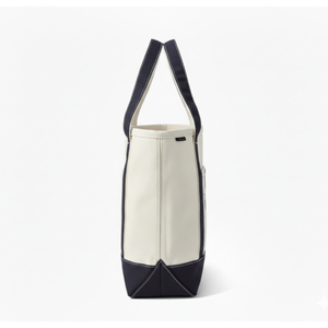 Sac fourre-tout en toile de coton géométrique imperméable antivol, taille personnalisée, pliable, avec fermeture à bouton, réutilisable pour la plage et les courses, vente en gros - Product Image 4