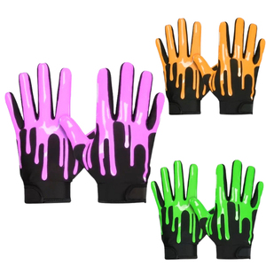 Custom Design Grip Football Receiver <b>Gloves</b> Adult Kids Outdoor American Football <b>Gloves</b> Supplier - Product Image 1