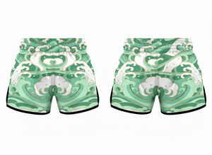 Shorts de Muay Thai personnalisés Pro Felt pour hommes, en polyester satiné, pour arts martiaux, entraînement de kickboxing, vêtements de sport - Product Image 2