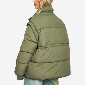 Manteau d'hiver rembourré pour homme Solid International, 70% duvet, doublure en coton, capuche, tissu doux à isolation thermique supérieure - Product Image 2