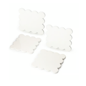 Wholesale Scalloped <b>Edge</b> Lacquer Coaster, Premium <b>Square</b> MDF Coaster With Lacquer For Chic Tabletop Styling, Vietnam Craft - Product Image 6