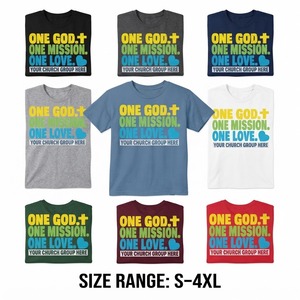 Camisetas Personalizadas para Iglesia, Algodón, Impresión DTF, DTG, Serigrafía, Camisetas Cristianas, Ropa de Ministerio, Venta al Por Mayor, OEM, ODM - Product Image 4