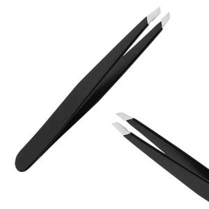 Pinzas de punta de fibra Juego de herramientas de cejas de volumen Pinzas de extensión de pestañas de alta calidad Pinzas de pestañas de etiqueta privada con logotipo - Product Image 5