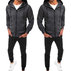 Trajes Deportivos de Entrenamiento para Hombre, Personalizados al por Mayor, Talla Grande, Poliéster/Algodón, Corte Ajustado, para Correr - Product Image 6