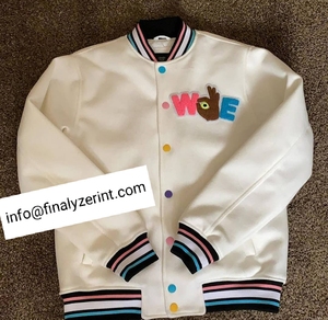 Wholesale Price 100% Polyester Custom Team Sports and Club Name logo Party Wear Casual Wear University Wear Varsity Jacket - Product Image 2