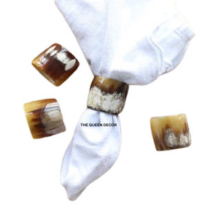 Anillo para Servilletas de Cuerno de Búfalo, Anillo para Servilletas de Mesa para Hoteles, Restaurantes y Hogares, Decorativo, Moderno y Elegante - Product Image 6