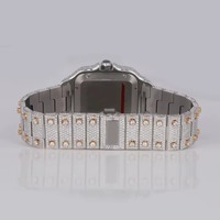 Trendy groothandel fabriek unisex aanbod Moissanite diamant HipHop Iced Out horloge tegen een betaalbare prijs uit India