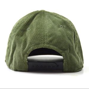 Injae Vina Haute Qualité 6 Panneau Velours Côtelé Vert Snapback Chapeau Mode Sport Casquettes avec Profil Haut Vente en Gros Bas quantité minimale de commande Casquettes en Velours Côtelé - Product Image 2