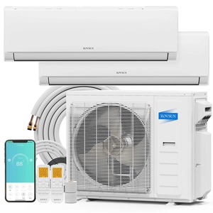เครื่องปรับอากาศแบบแยกส่วน 2 โซน 18000 BTU ลดราคาพิเศษ ระบบทำความเย็นเร็ว ประหยัดพลังงาน สำหรับบ้าน สำนักงาน โรงแรม ขายส่ง - Product Image 6