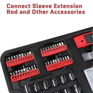 Set di Attrezzi per Casa da 599 Pezzi, Trapano Elettrico Senza Fili 21V Max, Kit per Riparazioni Auto e Meccanica con Cassetta Portautensili e Bussole - Product Image 6