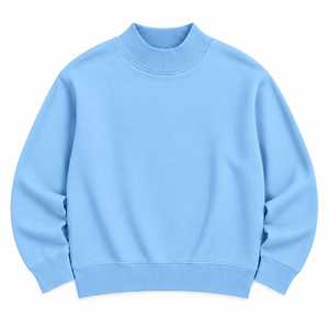 เสื้อสเวตเชิ้ตผู้หญิงคอเต่าทรงหลวมสีอ่อน ราคาถูก ผ้าฟลีซ ใส่สบาย ระบายอากาศได้ดี ไม่หดตัว เหมาะสำหรับฤดูหนาว - Product Image 3