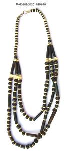 Collier ethnique à maillons perlés en os, breloques en forme de cœur, perles d'os colorées, bijoux de mode unisexe multi-brins, idéal pour les fêtes hindoues - Product Image 6