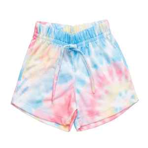 Shorts pour femmes de haute qualité, respirants, multicolores, taille mi-haute, légers, tie-dye, idéaux pour la plage et la natation, meilleur MOQ. - Product Image 3