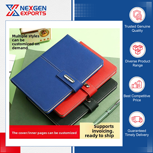 Standard Quality Eco-friendly Fashionable Modern Style Hardcover PU Leather Customizable <b>Notebook</b> Gift <b>Set</b> Thermos Cup - Product Image 4