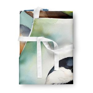Massachusetts Blackcapped Chickadee Large Multicolor Kitchen <b>Apron</b> Unisex Adult Women <b>Men</b> for <b>Cooking</b> Baking Crafts Gardening - Product Image 3