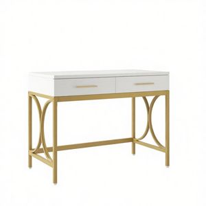 Scrivania Convertibile Moderna per Laptop, Design Semplice con Piedini Regolabili e Libreria per Uso Domestico e Ufficio - Product Image 2