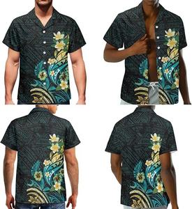 Vestidos Maxi 2026 para Mujer, Estilo Polinesio Tribal Samoano, con Estampado de Flores Tapa, Personalizados, Tallas Grandes, Puletasi Samoano de Dos Piezas, Elegantes - Product Image 4