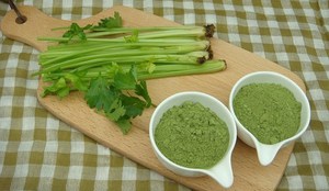 Polvo de Apio Natural de Marca Privada OEM, Polvo de Jugo Verde Instantáneo para Adelgazar - Product Image 2
