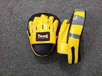 Équipement d'entraînement pour jumeaux, protection pour le punching, mitaines multicolores de qualité supérieure en cuir de vache véritable, pour Muay Thai et Kickboxing