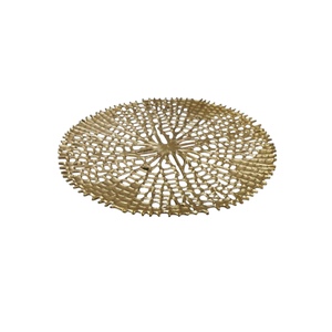 Wholesale Luxury Metal <b>Serving</b> <b>Tray</b> Decorative Metal <b>Gold</b> Color <b>Tray</b> For <b>Serving</b> Tea Coffee Snacks Home Table Decoration - Product Image 5