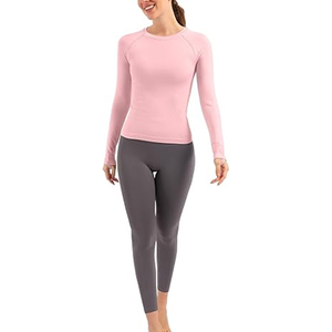 Custom Womens Athletic Yoga <b>Tops</b> Compression Sports Apparel OEM Pakistan Export Manufacturer Worldwide Supply Markets - Product Image 2