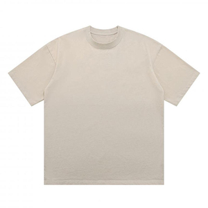 Wholesale <b>Plain</b> <b>White</b> Cotton T Shirt 230gsm Custom Printed Unisex Men <b>Tee</b> Bulk High Quality Supplier - Product Image 6