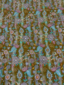 Embroidered Floral Beads Work Brocade <b>Fabric</b> Cushion Covers <b>Medium</b> Weight Wedding Boys Girls Anti-static Breathable Decorative - Product Image 4