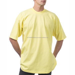 T-shirt en coton lourd pour homme, coupe décontractée surdimensionnée, streetwear américain, couleur unie, manches courtes, 260 g/m² - Product Image 1