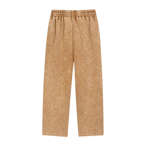 Men's Cotton Sweatpants <b>Elastic</b> <b>Waist</b> Drawstring Casual Washed Midweight Autumn Pants - Product Image 4