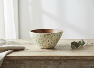 Bol de service à salade en bois de luxe, très demandé, avec design personnalisé, finition marron légère, idéal pour mariages, anniversaires et usage en cuisine - Product Image 2