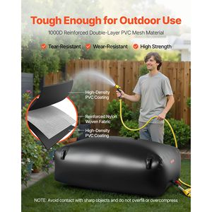 Sacca d'Idratazione Grande Capacità 142,7 Galloni, Borsa Portatile Pieghevole per Stoccaggio Acqua, Impermeabile e Resistente agli Strappi - Product Image 3